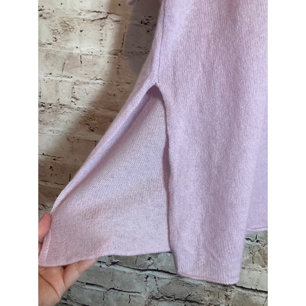 Demylee NY Cashmere Sweater Women XS Oversized Lilac Purple Soft Girl Boxy Tunic - Picture 3 of 14